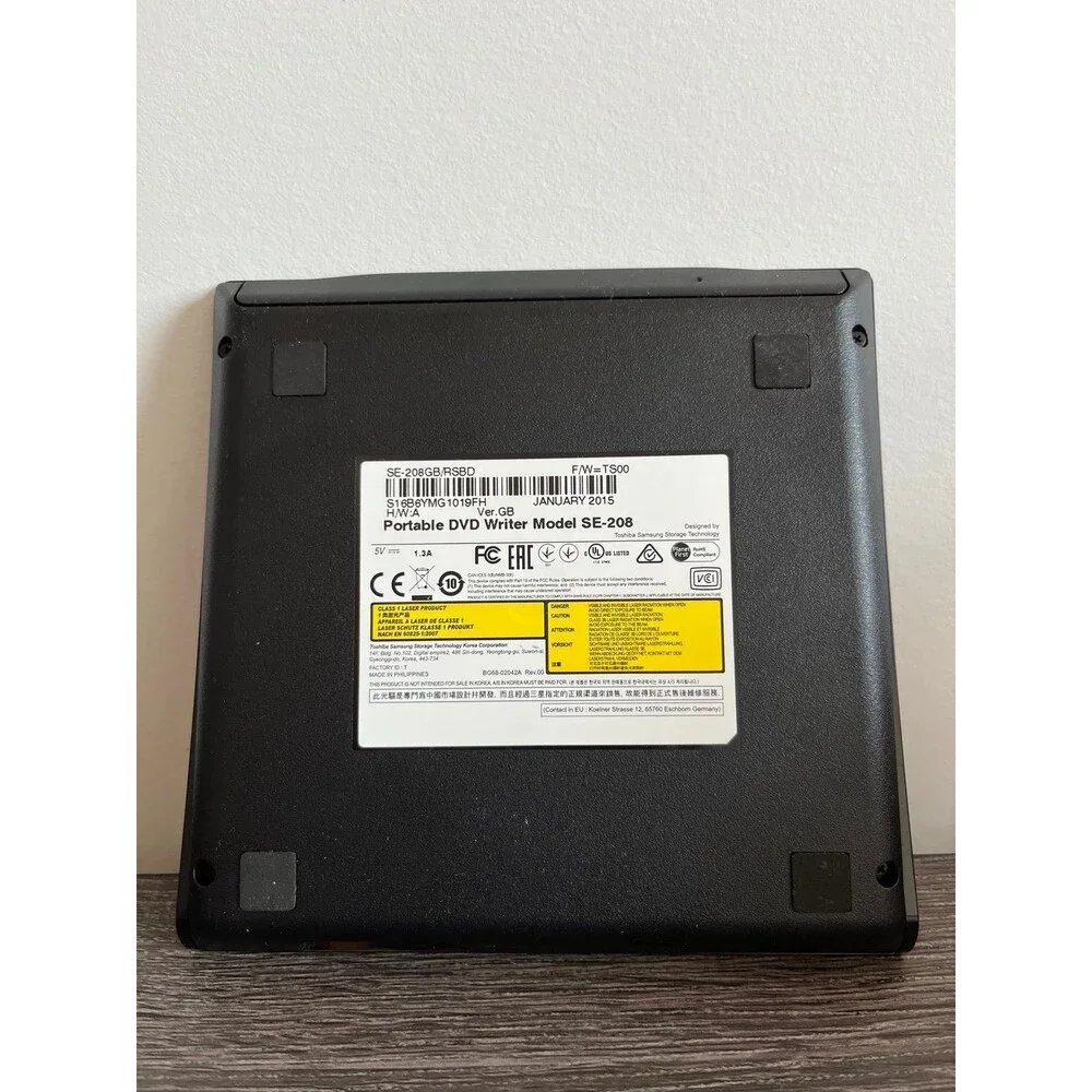 Samsung Slim External Portable DVD Writer SE-208